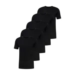 5 PACK T-SHIRTS - Black