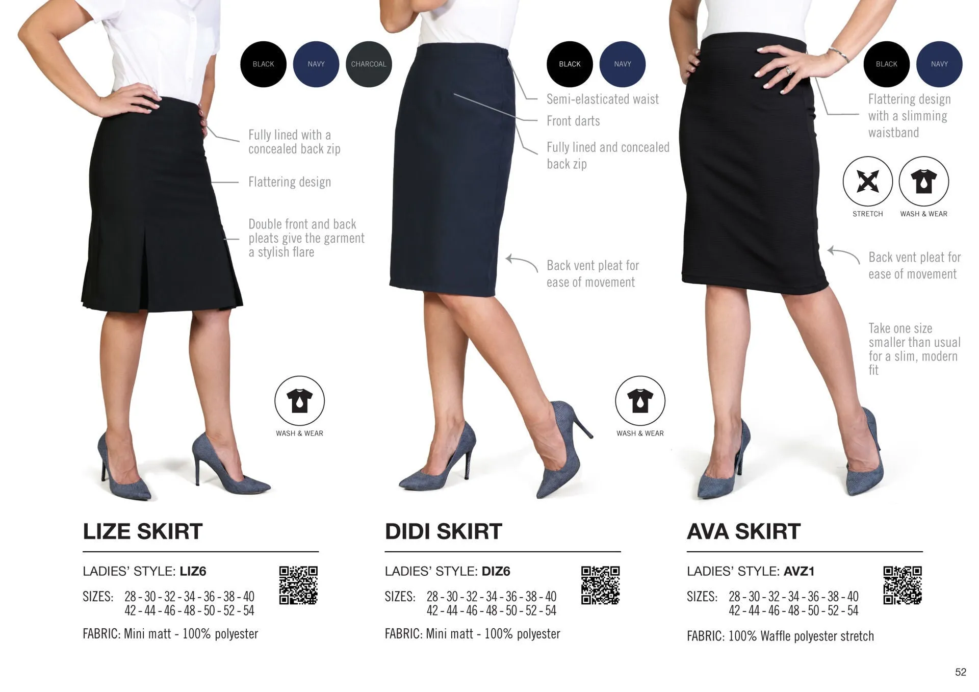 Ava Skirt - Charcoal - While Stocks Last
