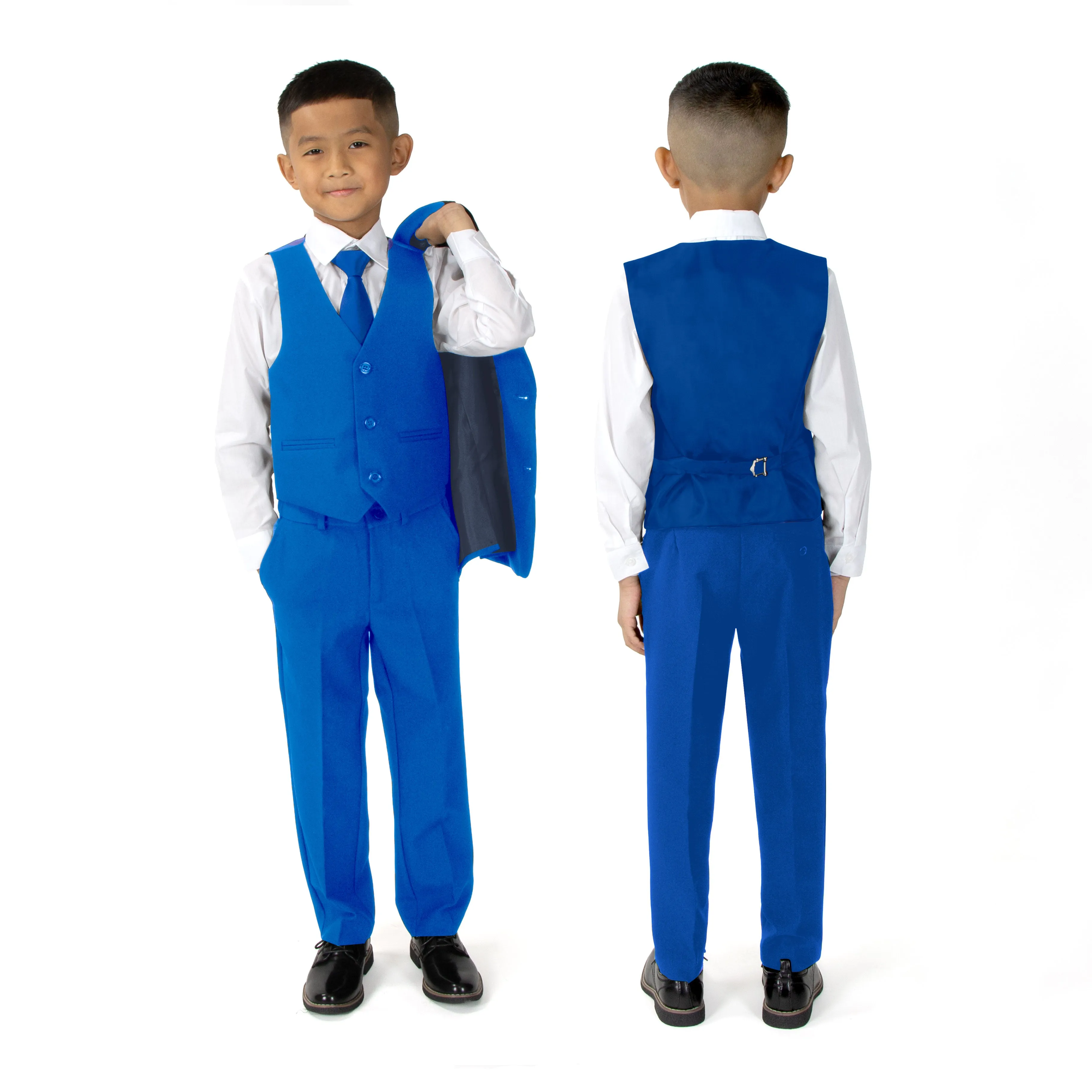Boys' Royal Blue Modern Fit Suit Set