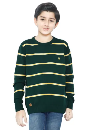 Boys Sweaters In Green SKU: KBE-0162-GREEN