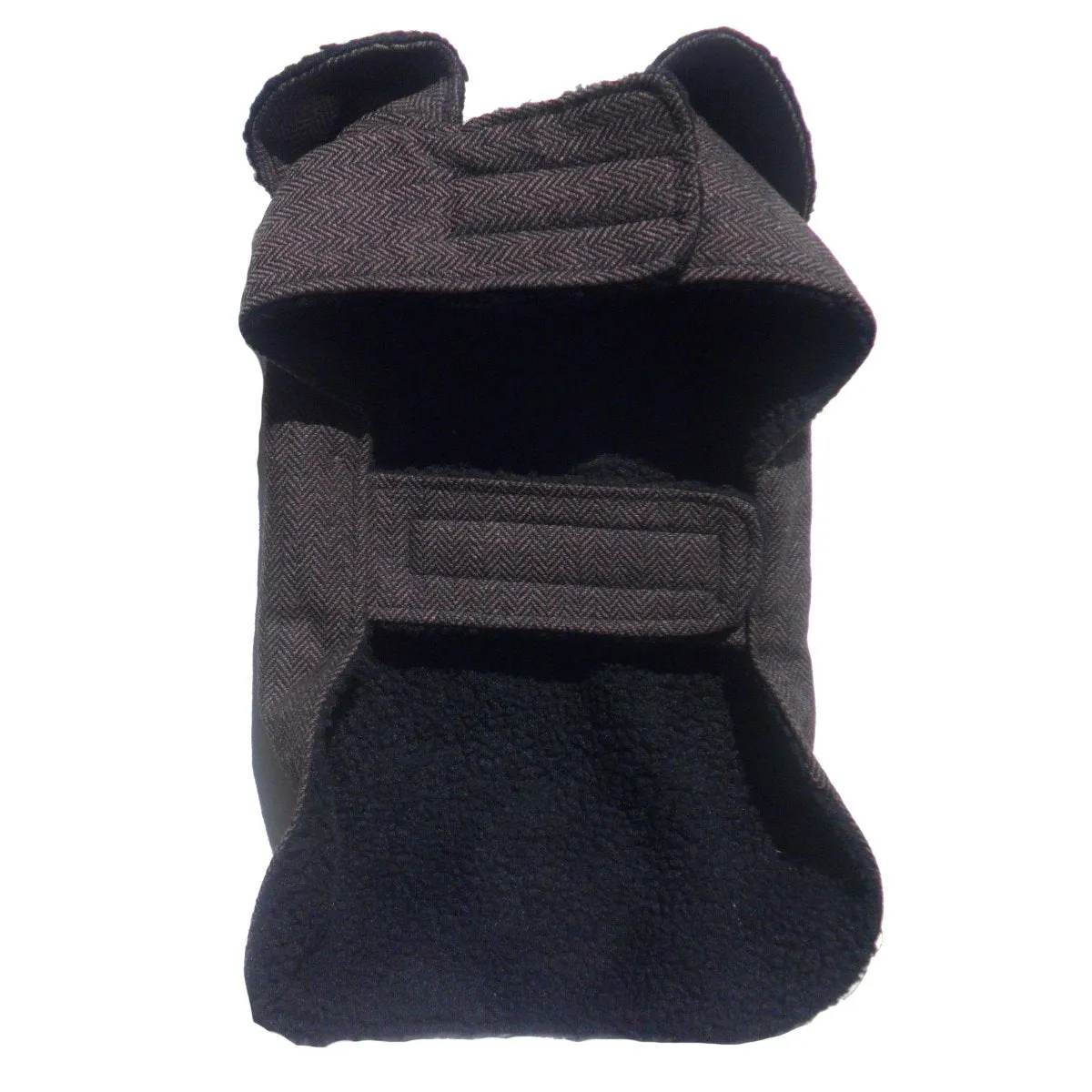 Brown Herringbone Dog Coat