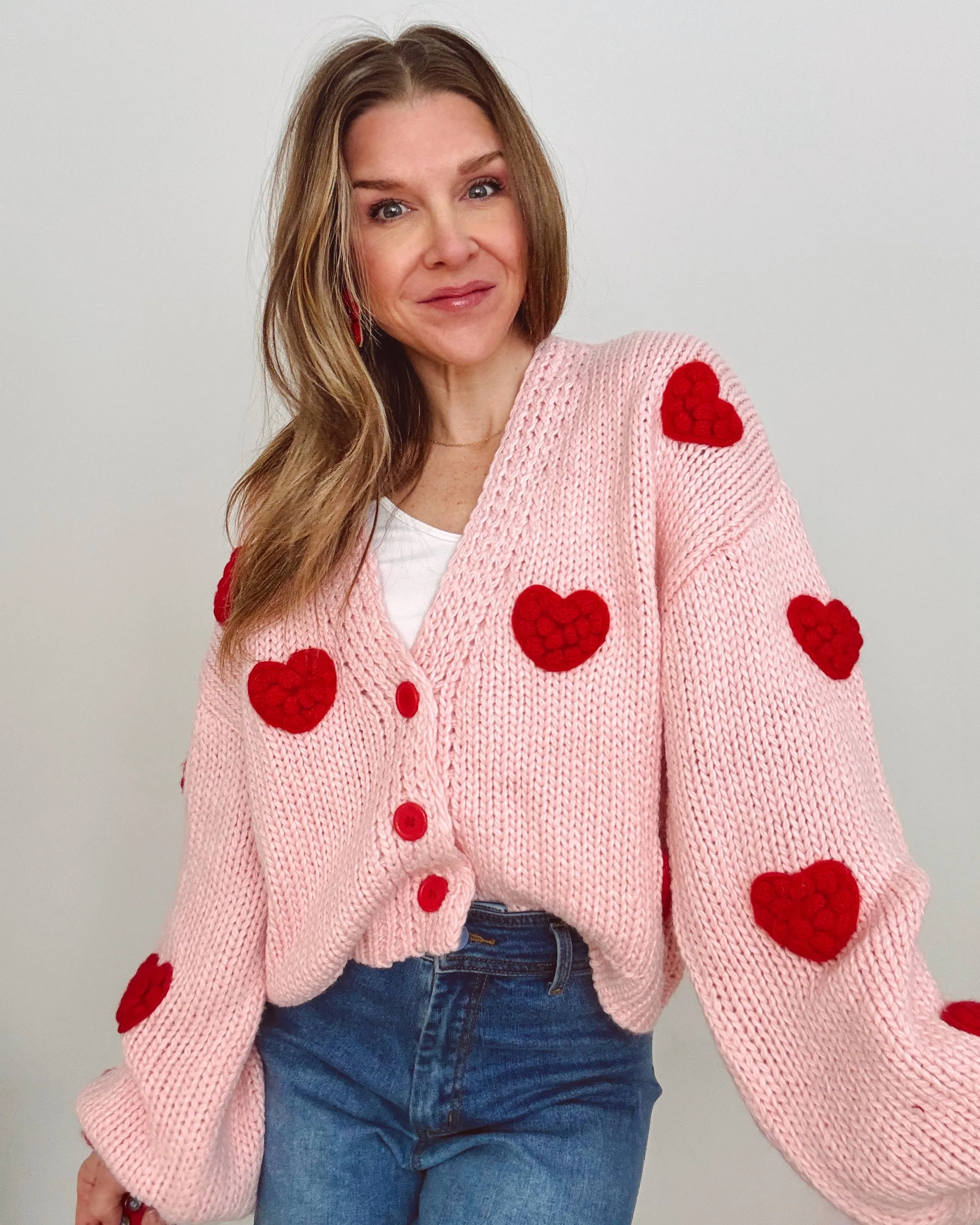 Bubble Heart Cardigan