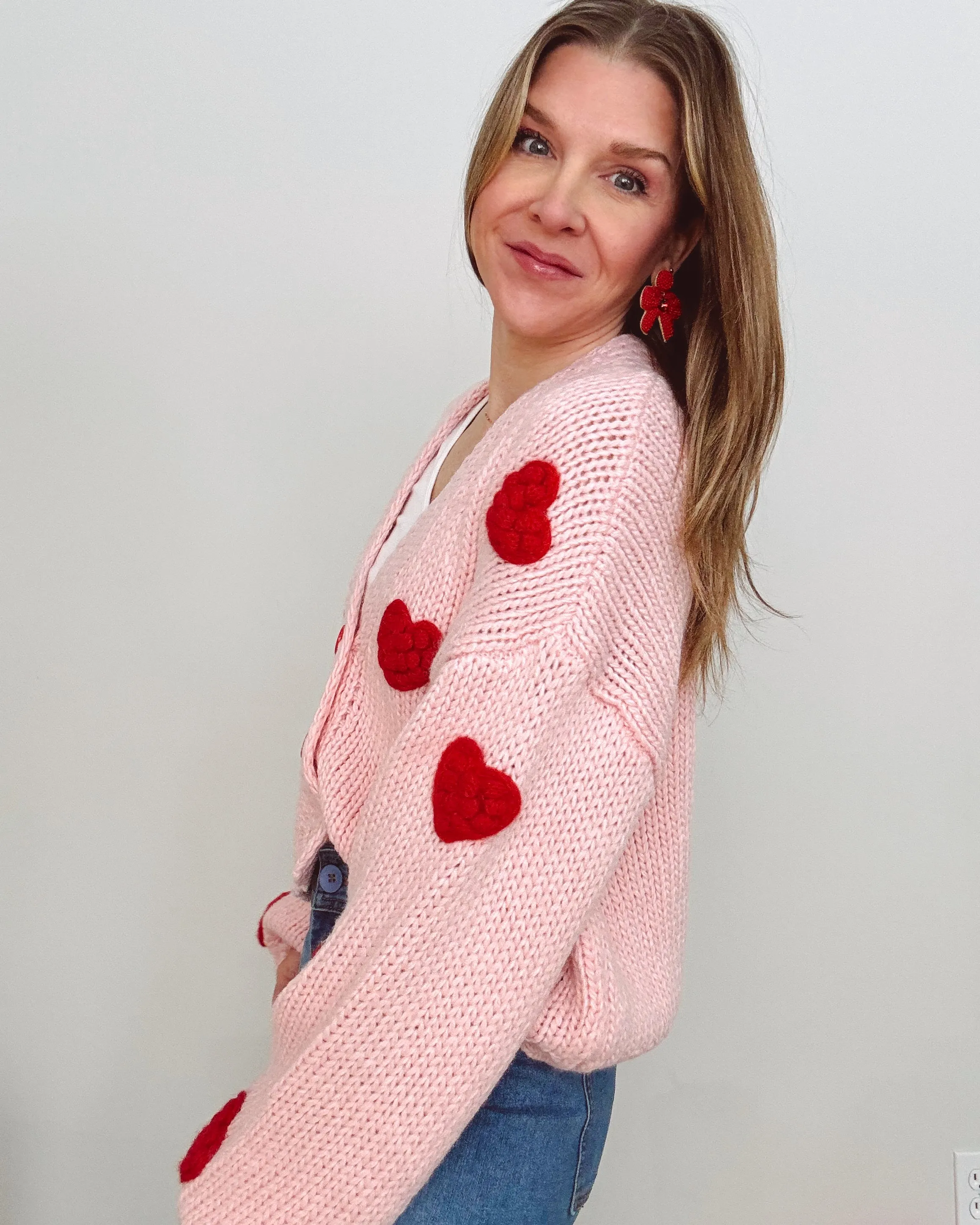 Bubble Heart Cardigan
