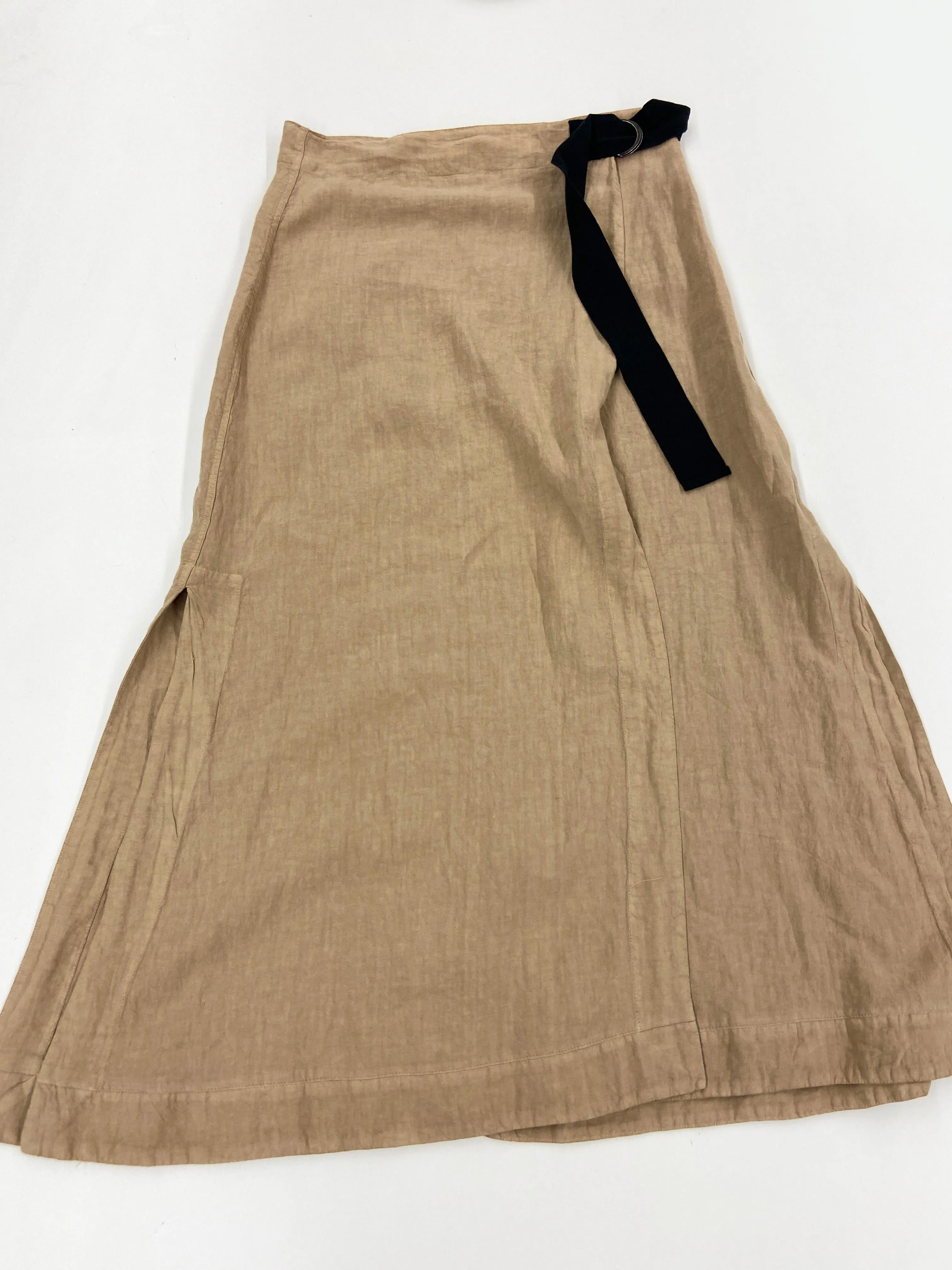 Cargo Wrap Skirt in Beige
