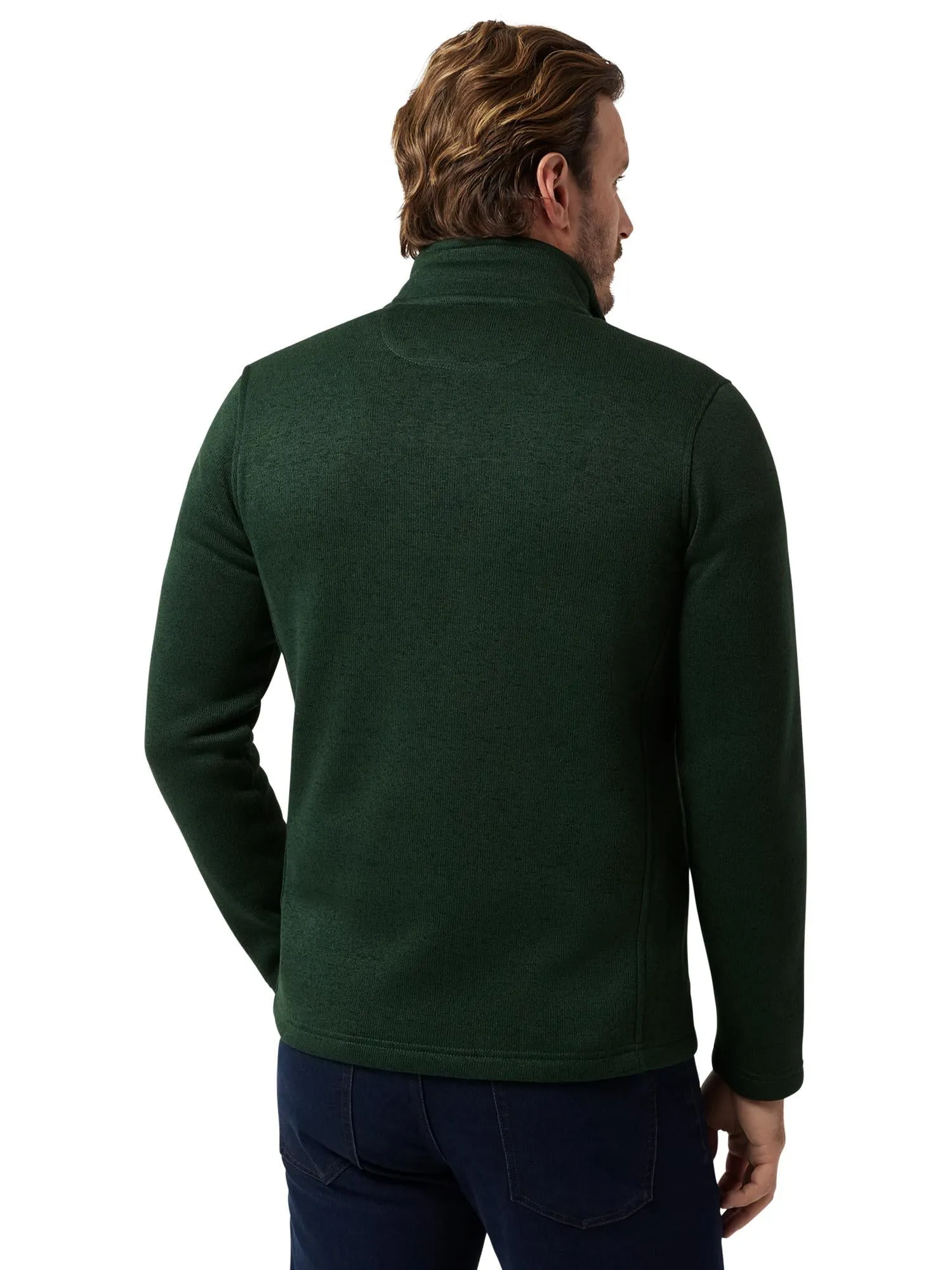Chaps Men's & Big Men's Coastal Full Zip Fleece Sweater Jacket