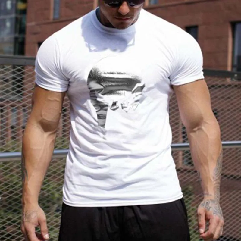 Cotton Sweat-Absorbent Slimming Exercise Men's Tops