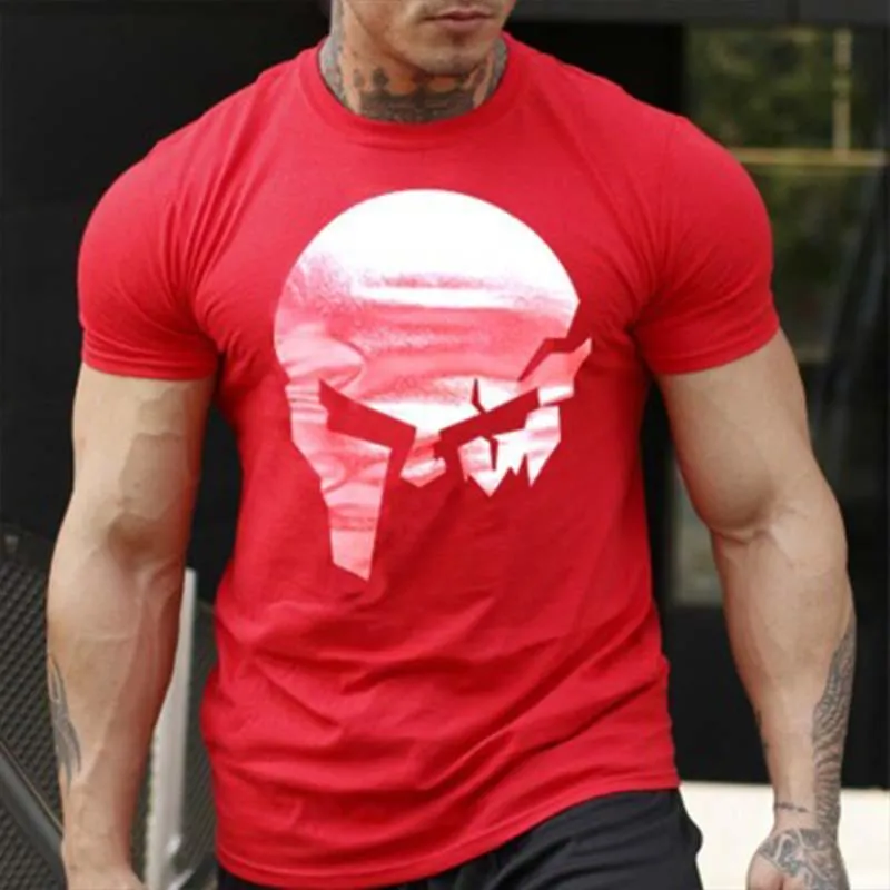 Cotton Sweat-Absorbent Slimming Exercise Men's Tops
