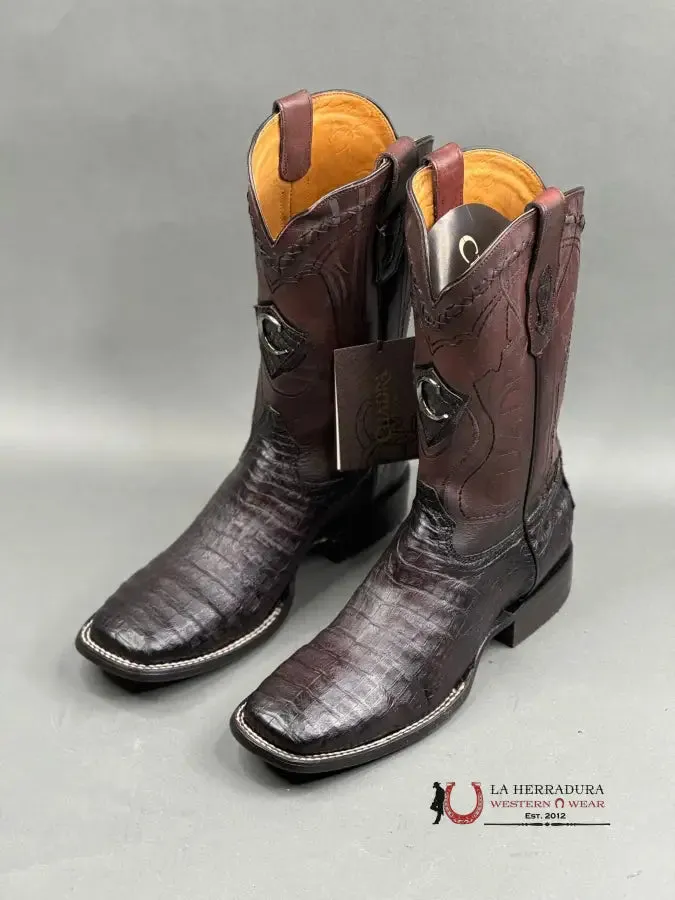 CUADRA BOOT FUSCUS BELLY BLACKCHERRY SQUARE TOE