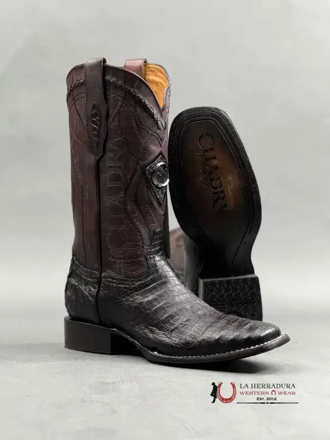 CUADRA BOOT FUSCUS BELLY BLACKCHERRY SQUARE TOE