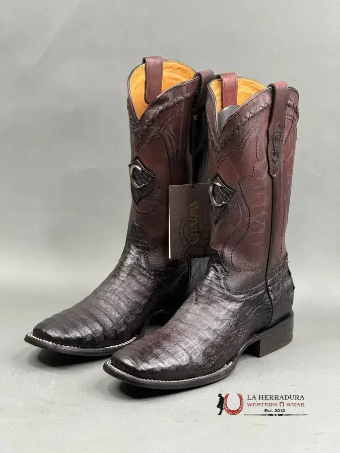 CUADRA BOOT FUSCUS BELLY BLACKCHERRY SQUARE TOE