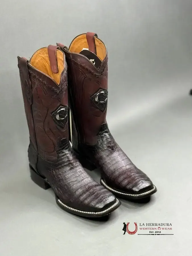 CUADRA BOOT FUSCUS BELLY BLACKCHERRY SQUARE TOE