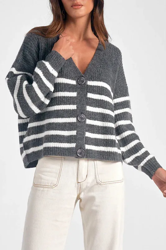 Deep V Cardi