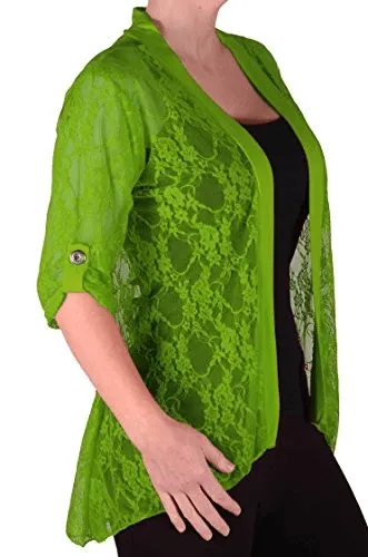 Emily Lace Plus Size Cardigan