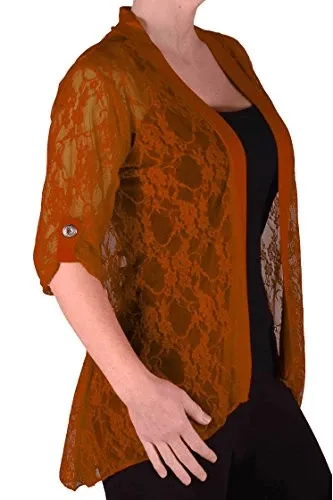 Emily Lace Plus Size Cardigan