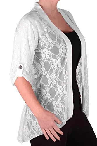 Emily Lace Plus Size Cardigan