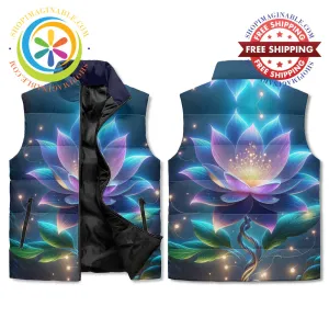Enchanted Lotus Puffer Vest