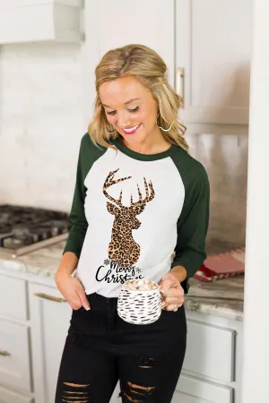 Gameday Couture The "Reindeer" Raglan Tee