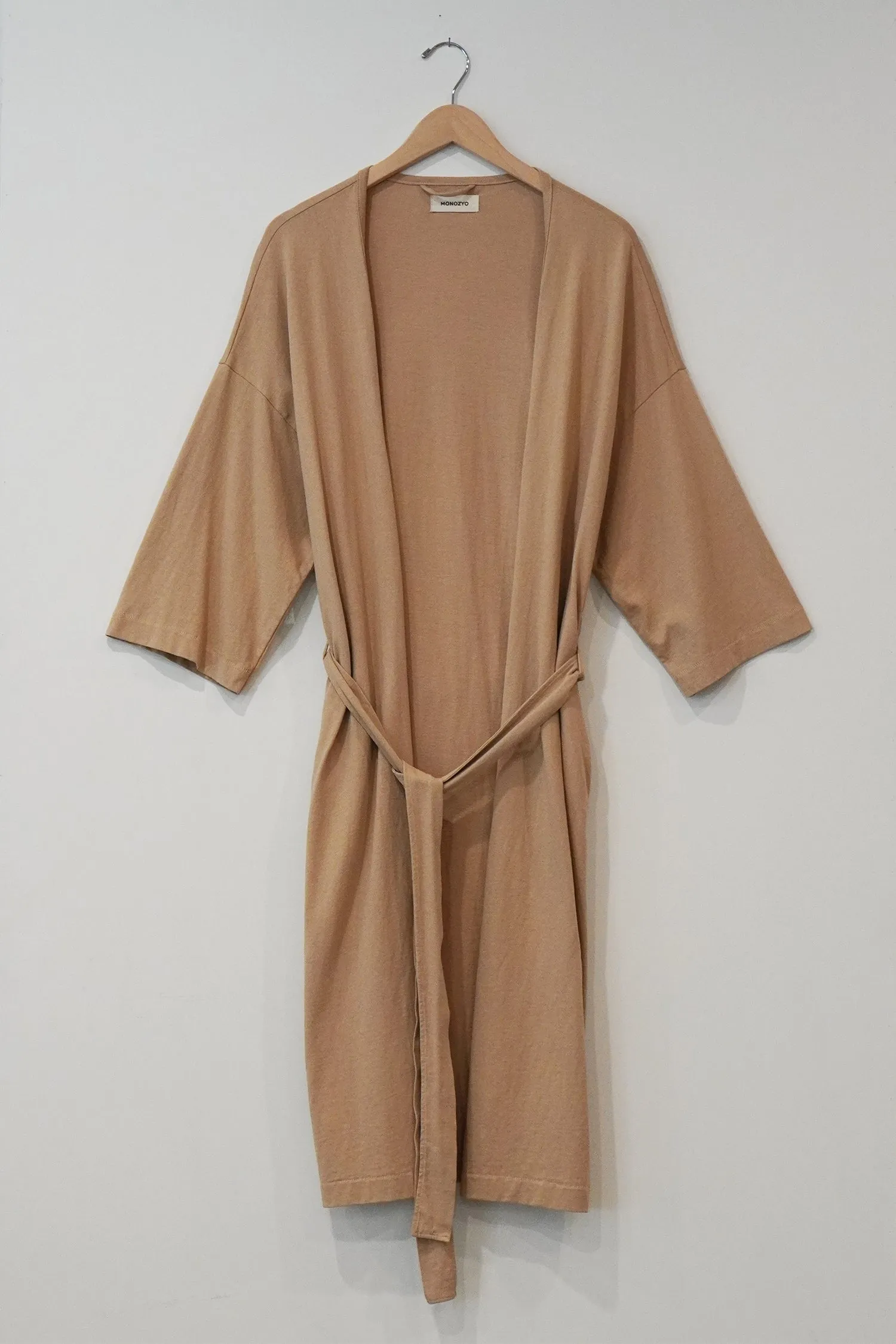 Garment dye cotton Knit Robe