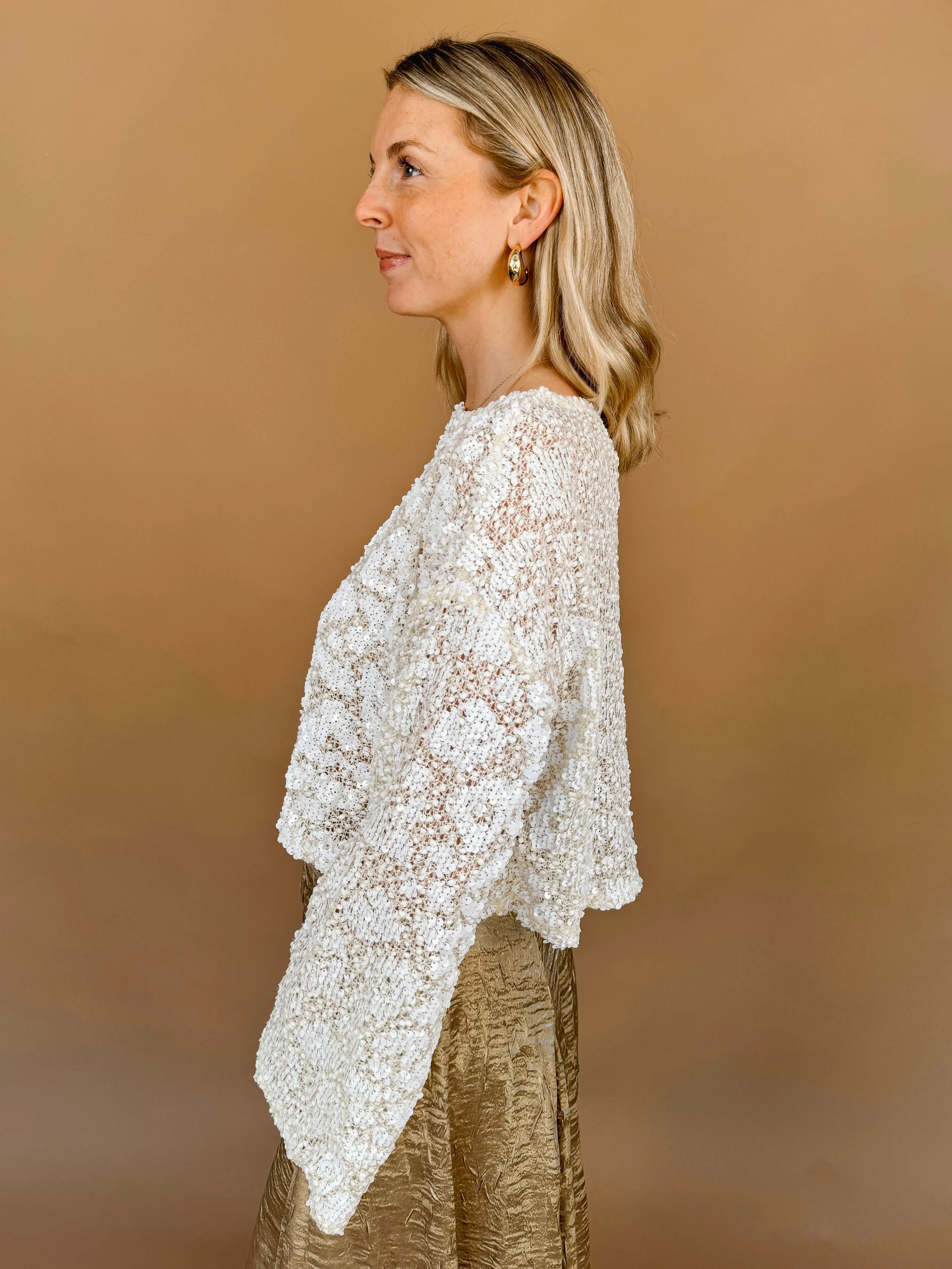Girls Just Want To Have Fun Sequin Top