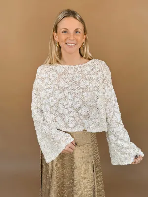 Girls Just Want To Have Fun Sequin Top