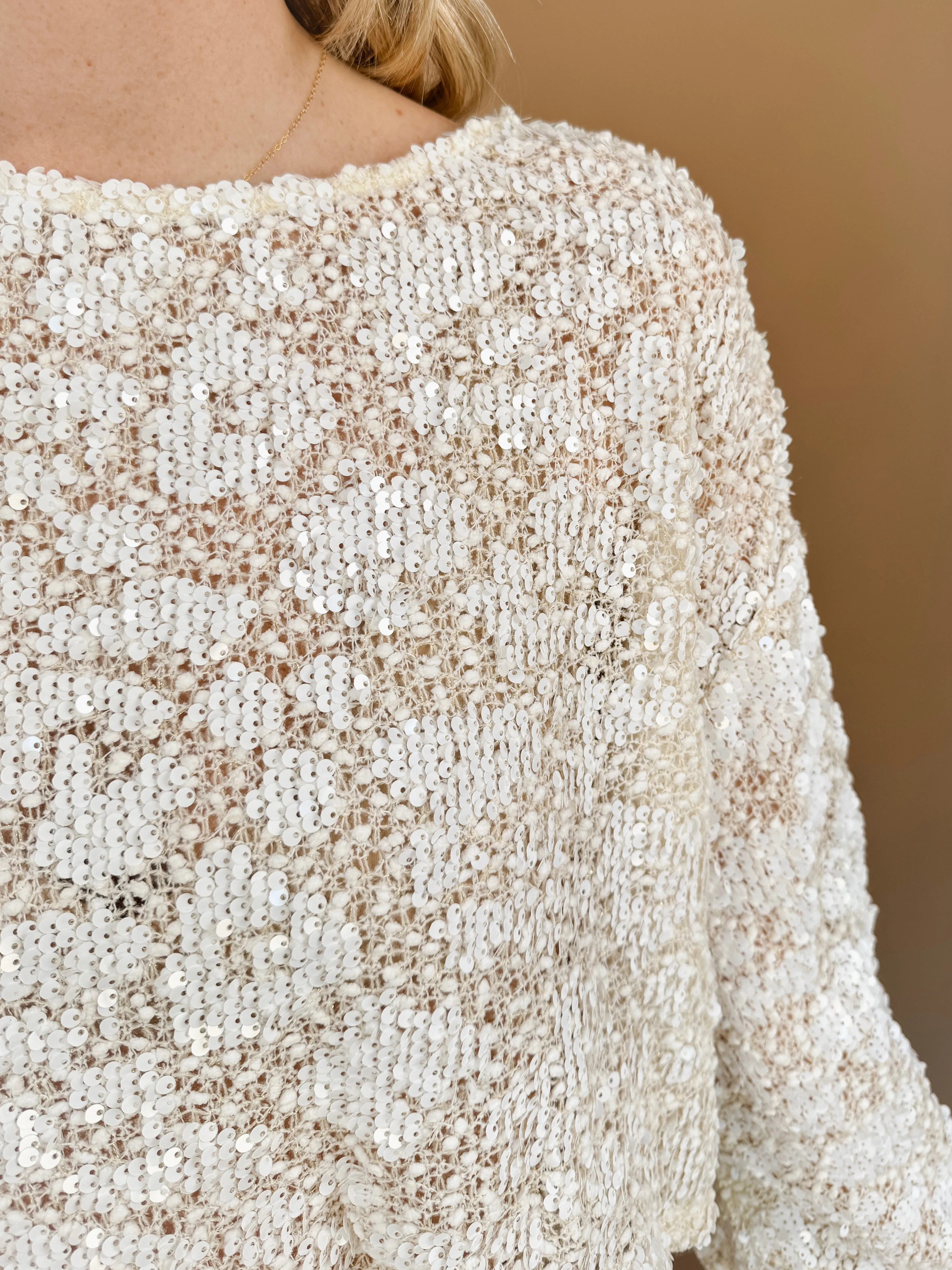 Girls Just Want To Have Fun Sequin Top
