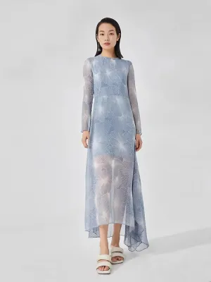 Graceful Silk Floral Dress