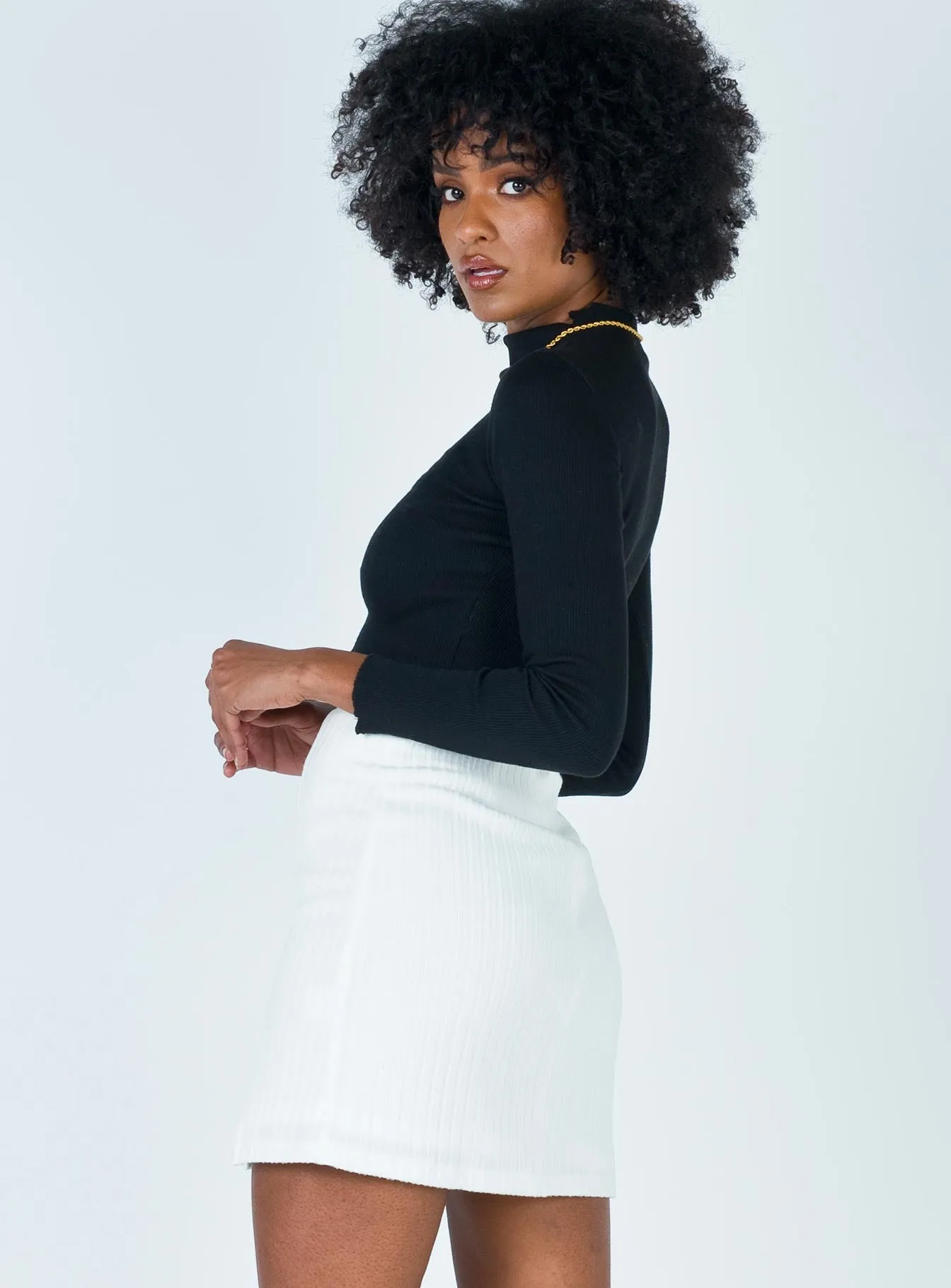 Human Movement Mini Skirt White