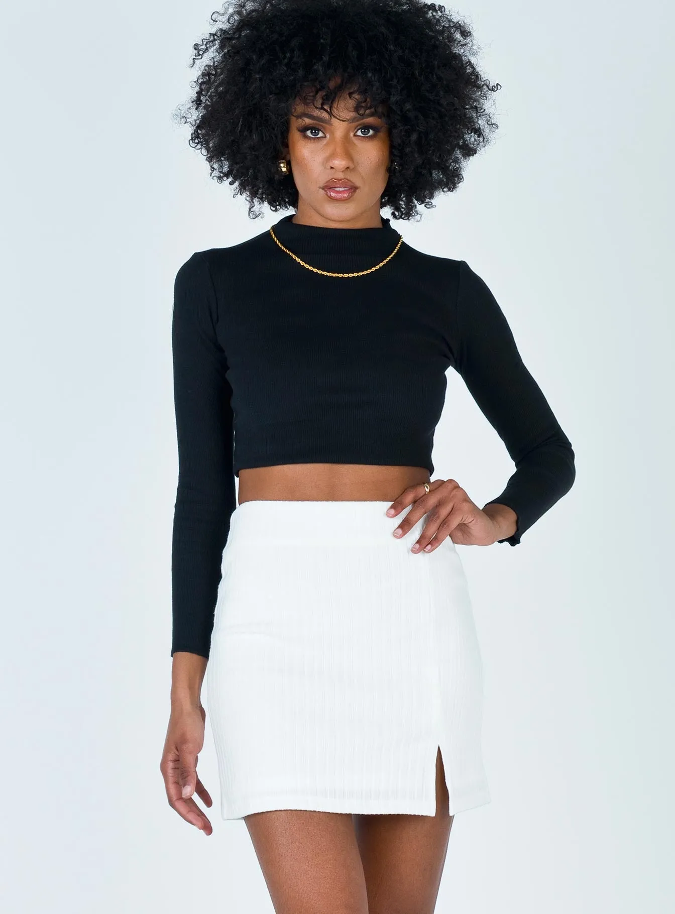 Human Movement Mini Skirt White