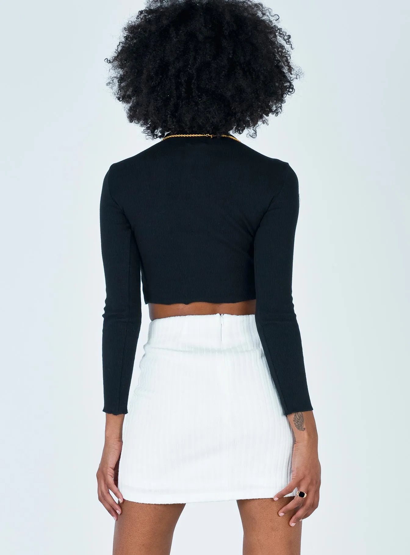 Human Movement Mini Skirt White