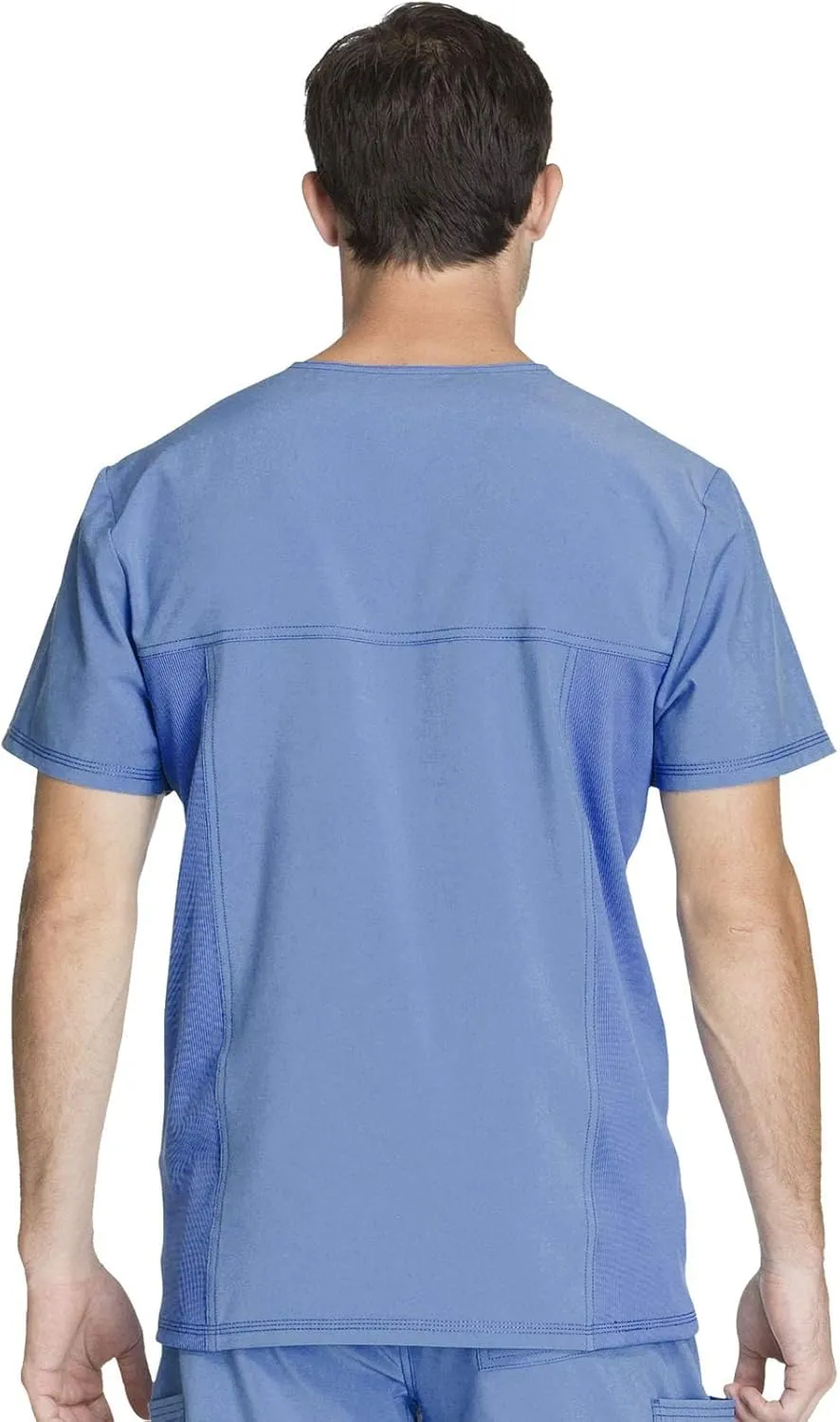 Infinity Cherokee V- Neck Men's Scrub Top with Rib Knit Back Panels CK900A
