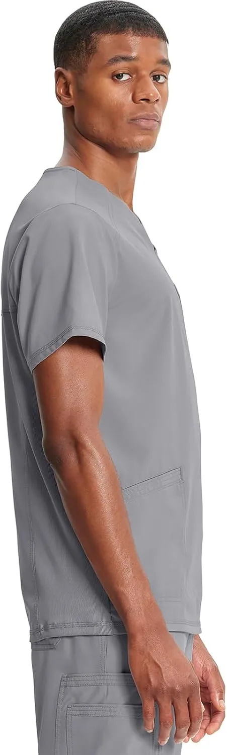 Infinity Cherokee V- Neck Men's Scrub Top with Rib Knit Back Panels CK900A