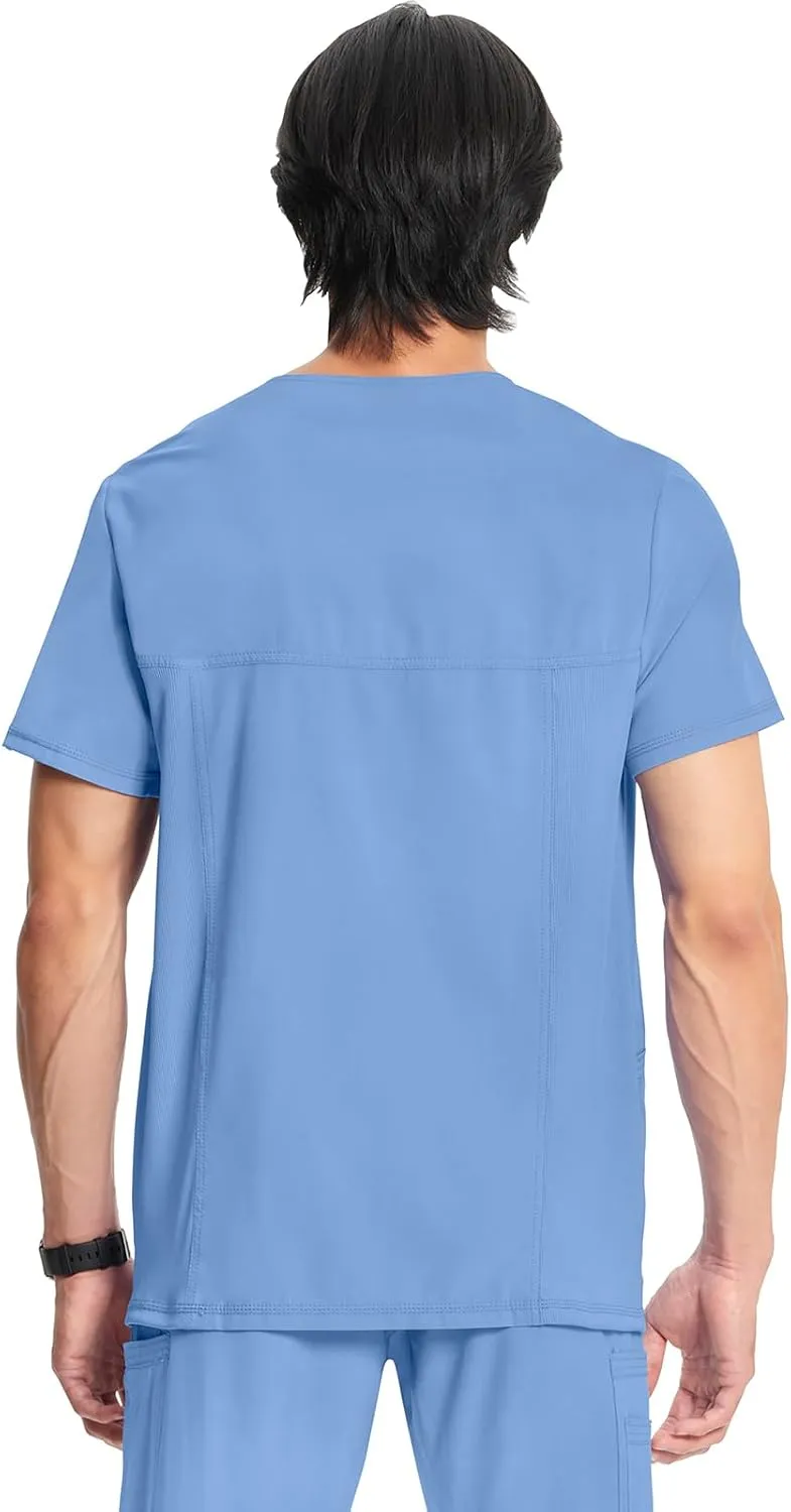 Infinity Cherokee V- Neck Men's Scrub Top with Rib Knit Back Panels CK900A