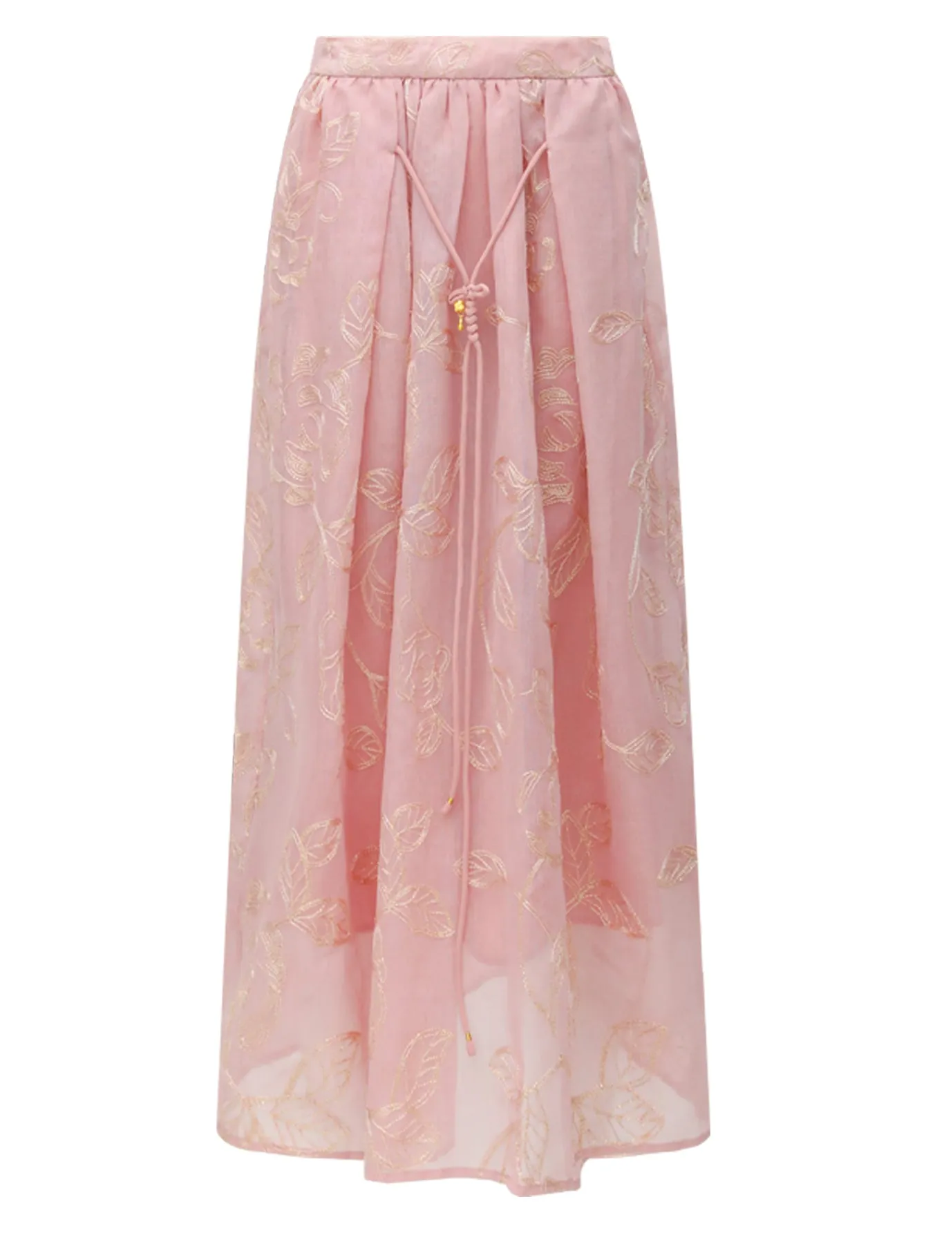 Intricately Embellished Glitter Embroidered Skirt