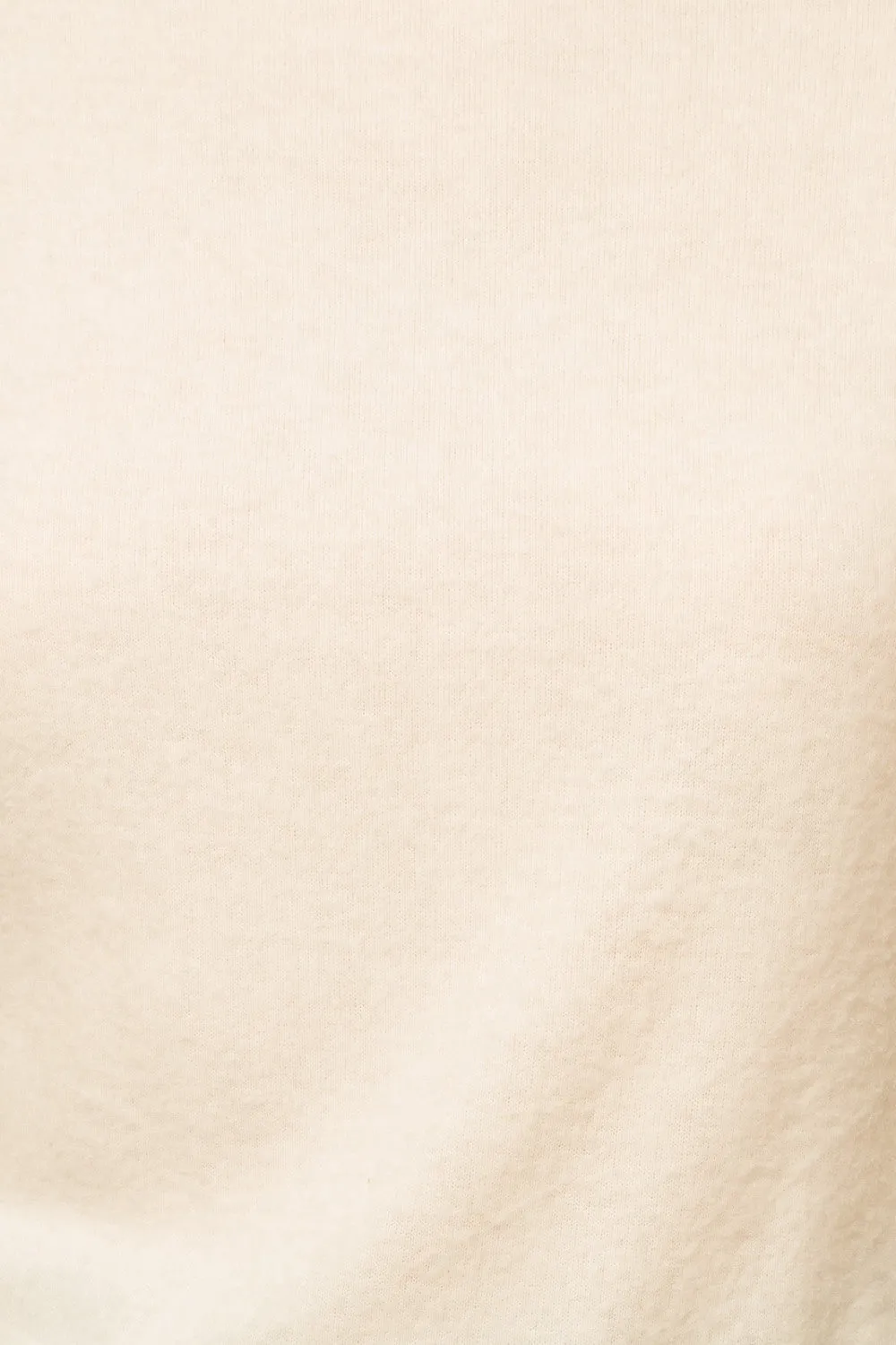 Ivory Zip Shoulder Sweater