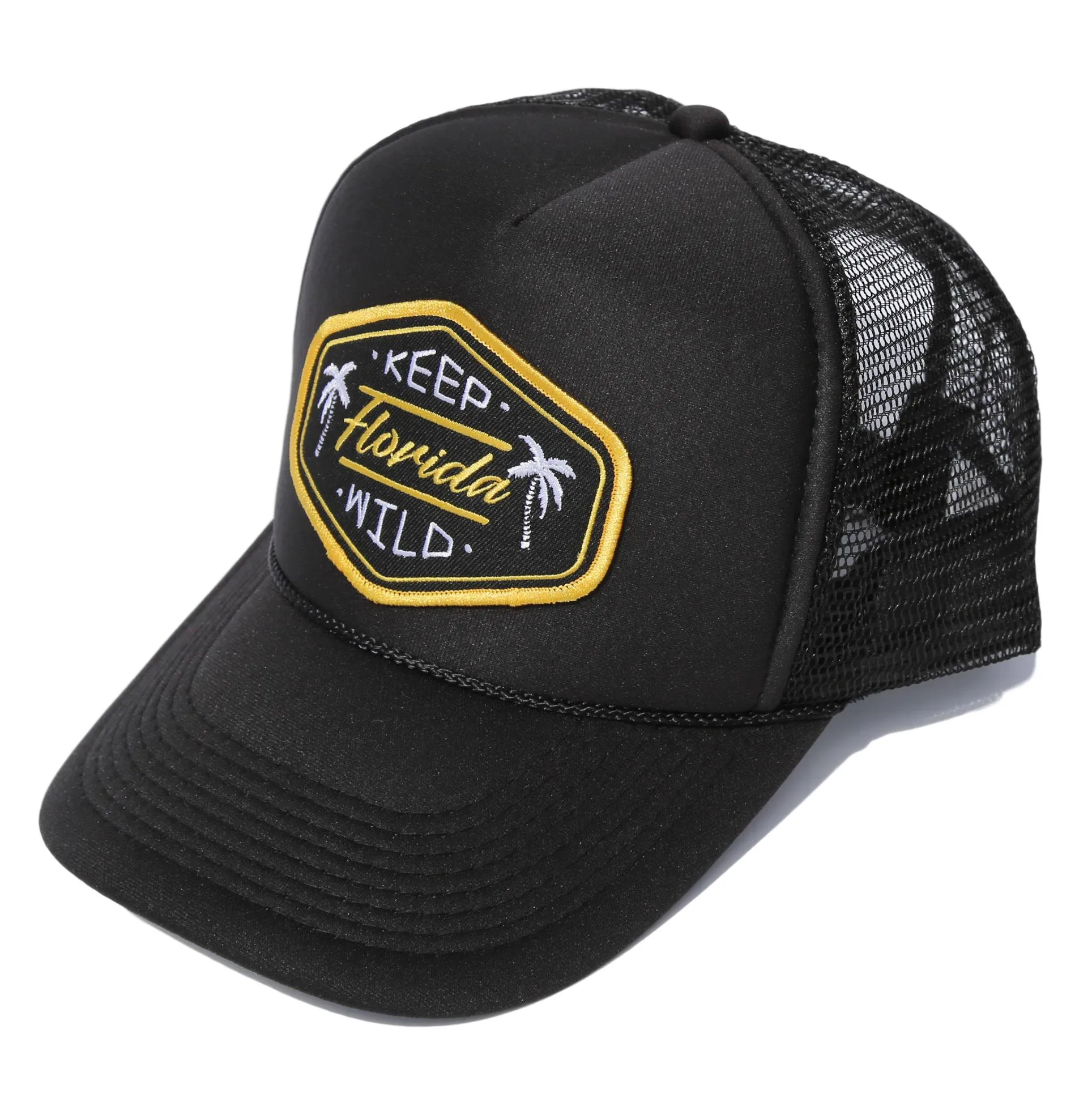KEEP FL WILD FOAM TRUCKER - ALL BLACK