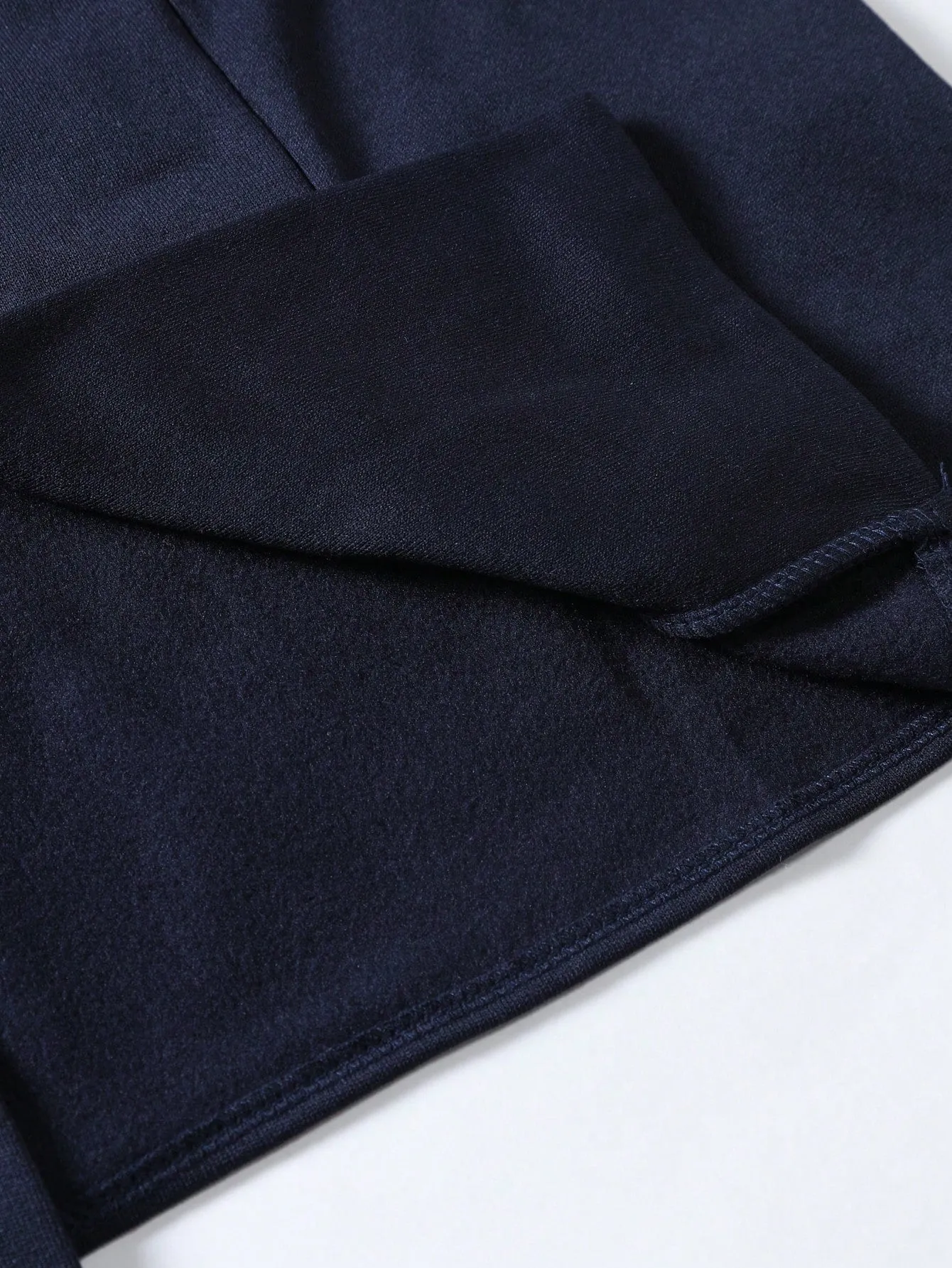 Letter Graphic Open Front Slim Fit Hoodie Coat