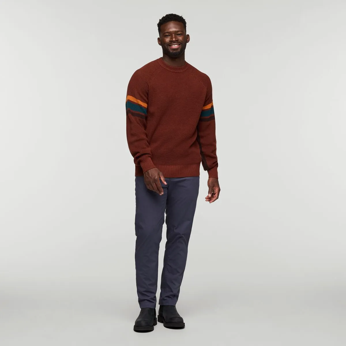 Libre Waffle Crew Sweater - Mens