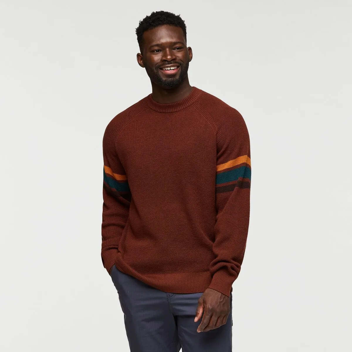 Libre Waffle Crew Sweater - Mens