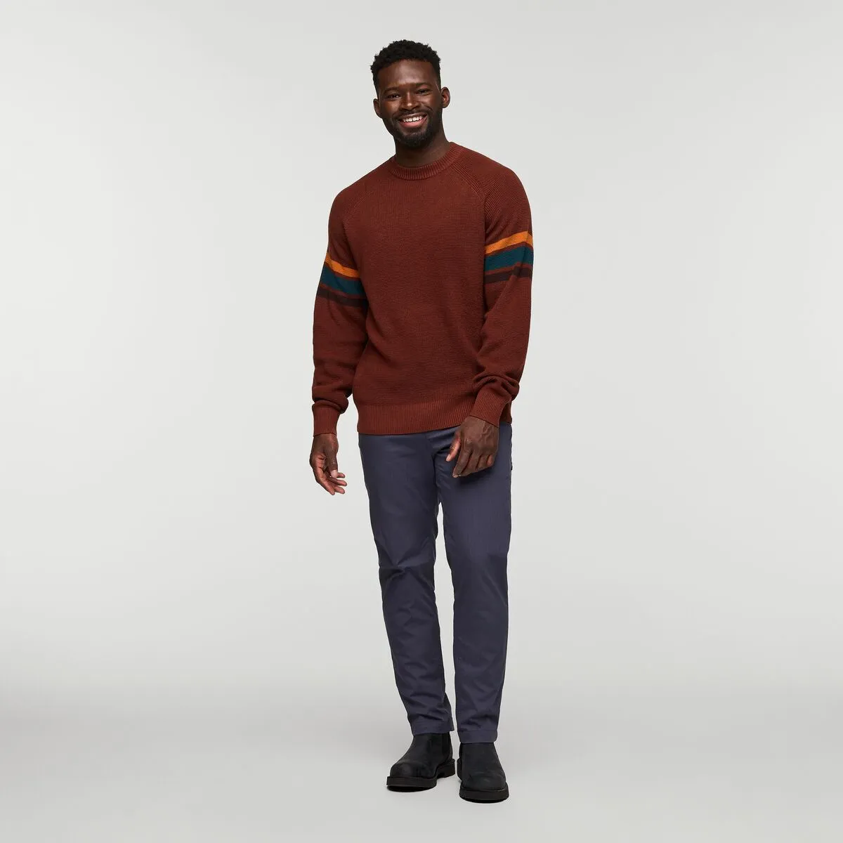Libre Waffle Crew Sweater - Mens