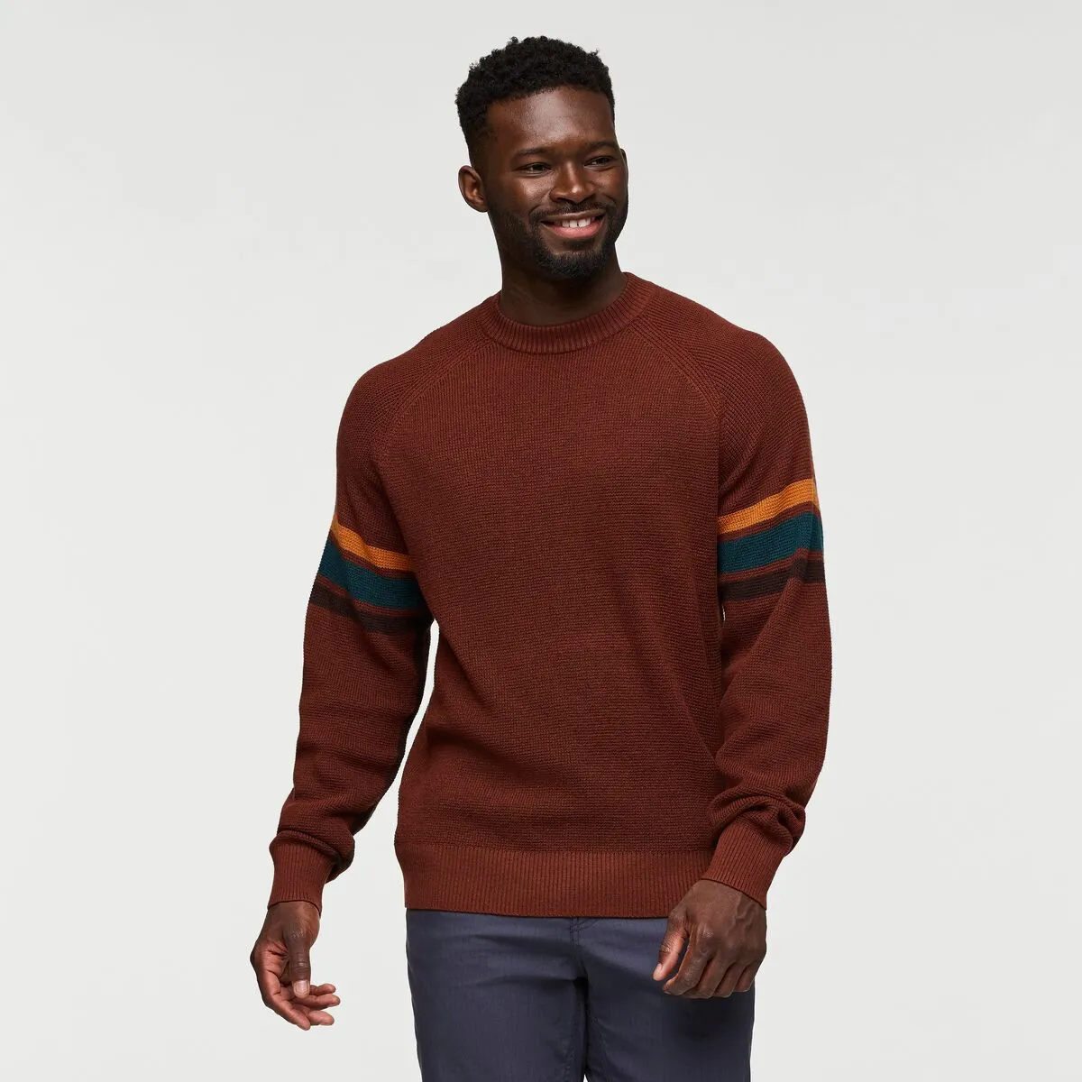 Libre Waffle Crew Sweater - Mens