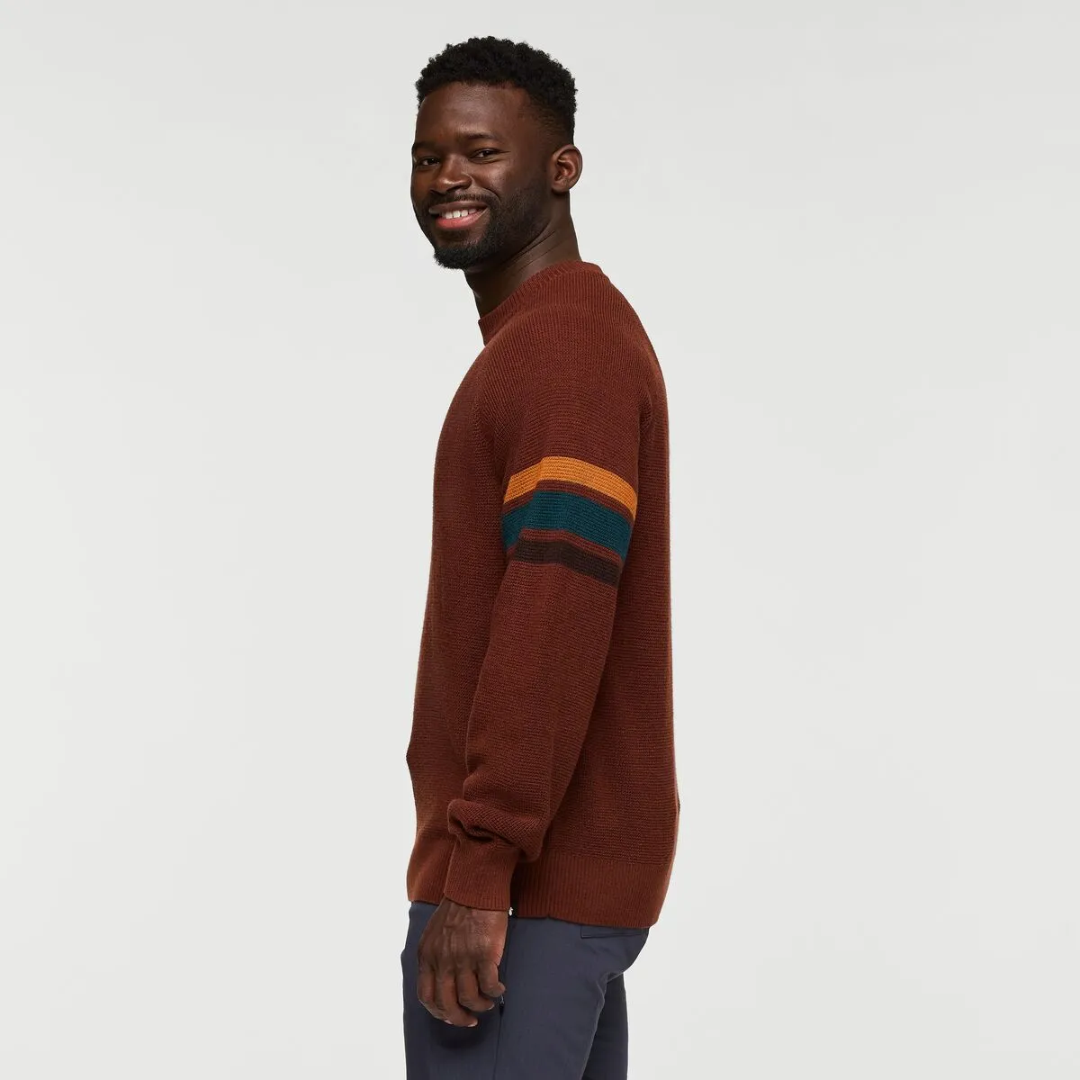 Libre Waffle Crew Sweater - Mens
