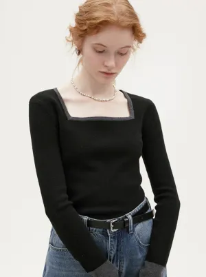 Long-sleeved French Slimming Top