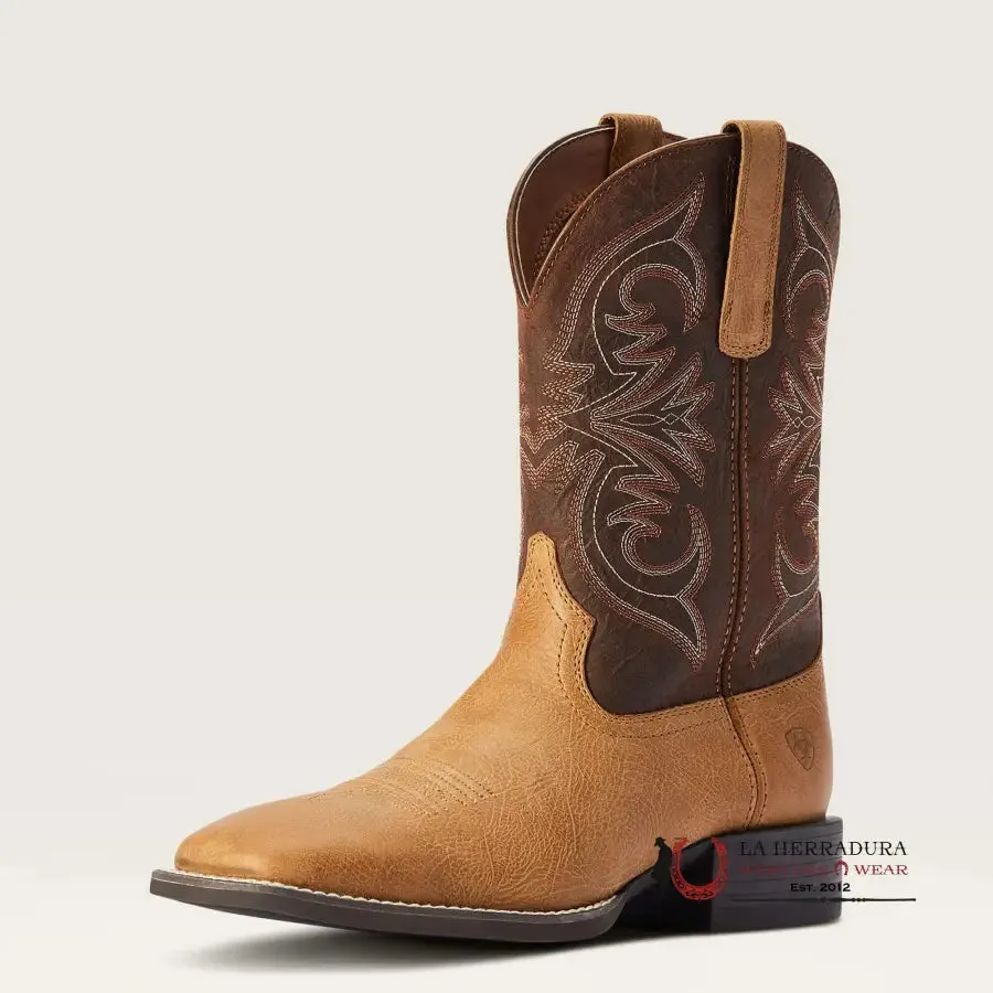 MENS ARIAT SPORT PARDNER MATTE TAN BUCK/CRUNCH CHOCOLATE