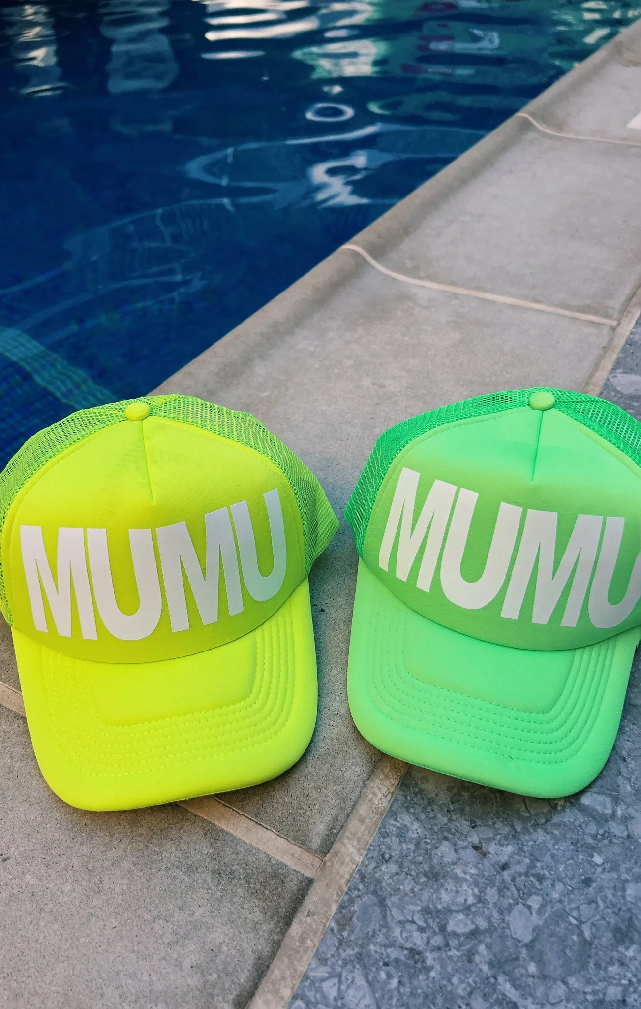 MUMU Trucker Hat ~ Neon Green