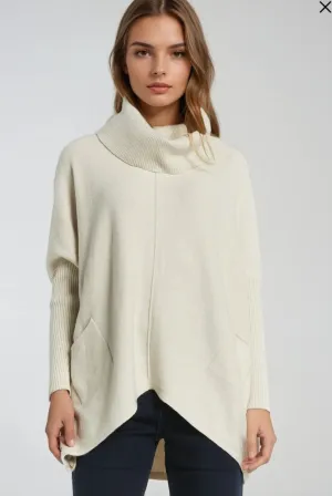 Oversized Beige Sweater