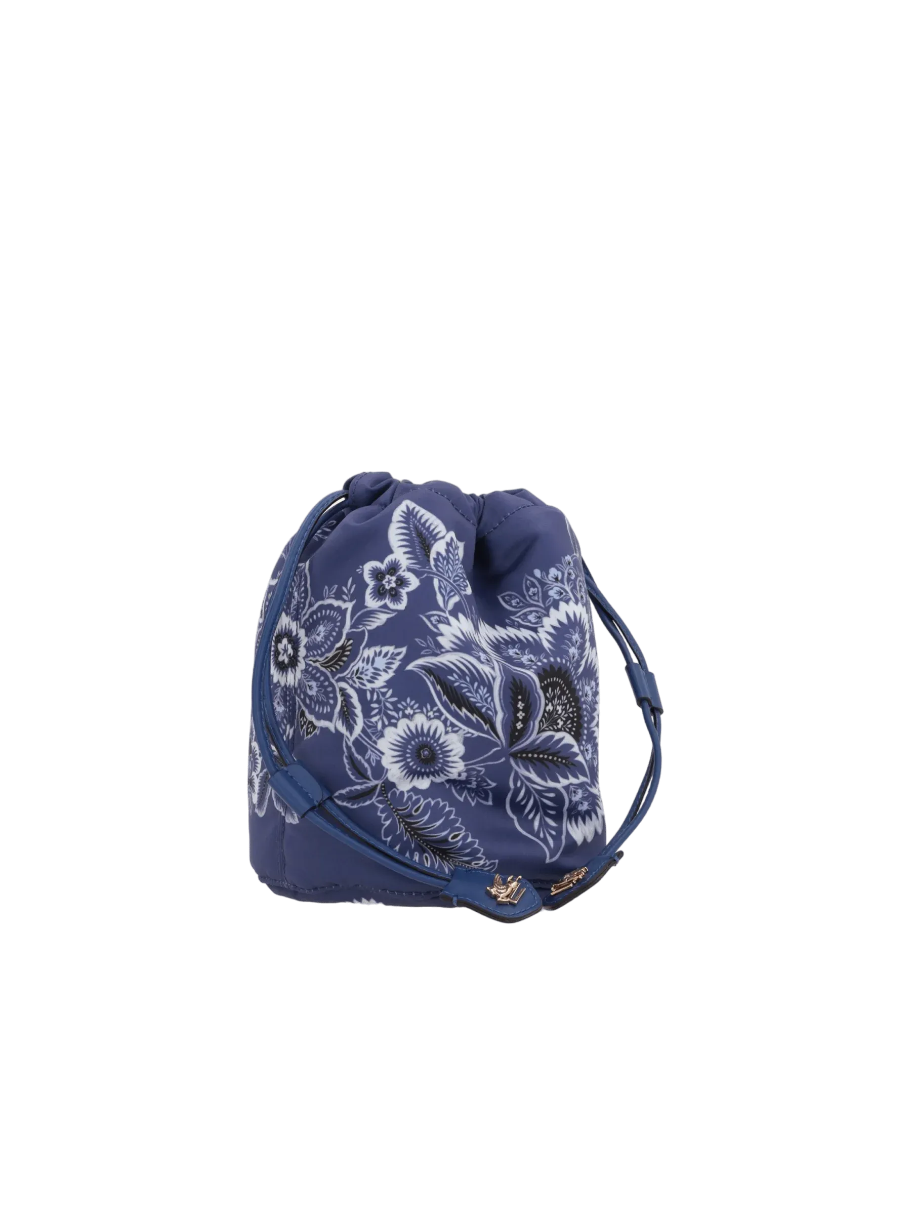Paisley Print Satin Pouch Bag