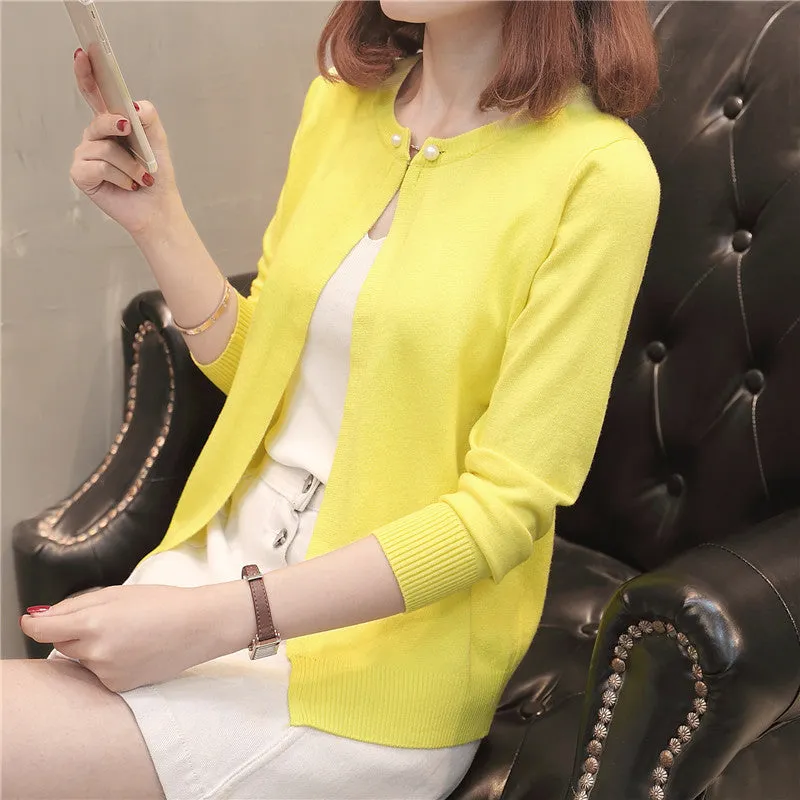 Slimming Cardigan Women Shawl Sweater