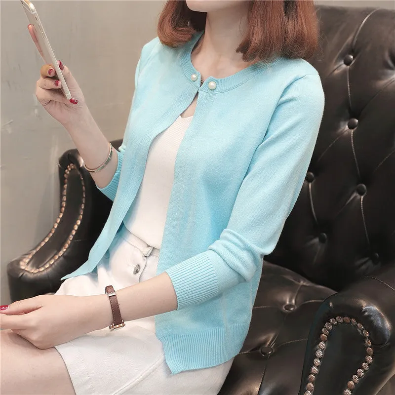 Slimming Cardigan Women Shawl Sweater