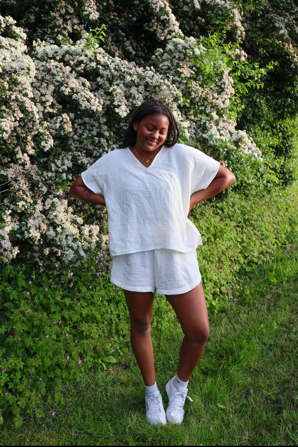 The Box Top - V Neck - Gauze - Colourways 2