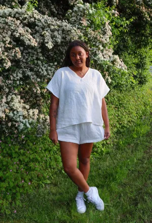 The Box Top - V Neck - Gauze - Colourways 2
